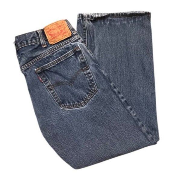 Levi’s 517 Red Tab Bootcut Jeans 34x29 Medium Wash - Picture 9 of 9